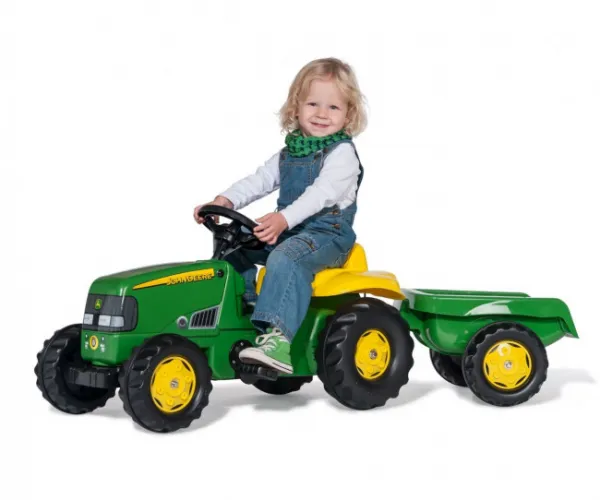 Šlapací traktor s vlečkou Rolly Toys John Deere 012190