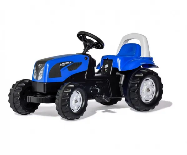 Šlapací traktor s vlečkou Rolly Toys Landini 011841 modrý