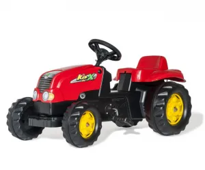 Traktor s vlečkou Rolly Toys 012121 červený