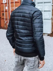 Prechodná bunda pre pánov granátová