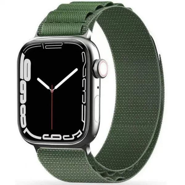 Tech-Protect Nylon remienok na Apple Watch 38/40/41mm, military green