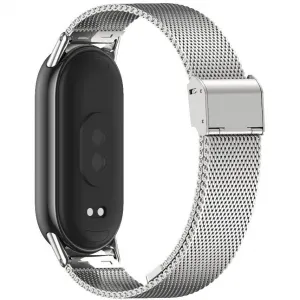 Tech-Protect Milanese remienok na Xiaomi Smart Band 8 / 9, silver