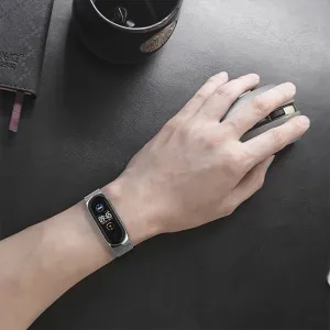Tech-Protect Stainless remienok na Xiaomi Mi Band 7, black
