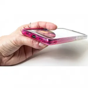 Samsung Galaxy A52 / A52 5G / A52s 5G SM-A525F / A526B / A528B, silikónové puzdro, lesklé, Forcell Shining, červené zlaté/strieborné