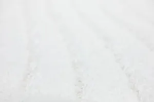 Kúpeľňový koberček Sara biely, vlny