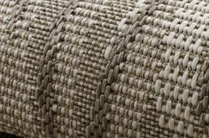 Koberec SIZAL FLOORLUX 20504 lístie, tmavosivý / šampanské