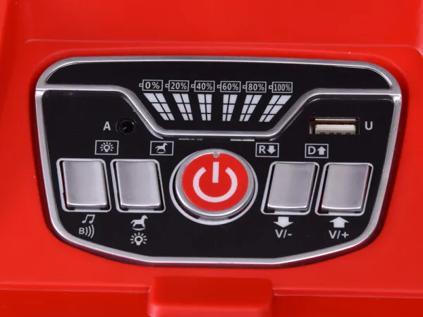 JAKS Veľký elektrický žeriav červený