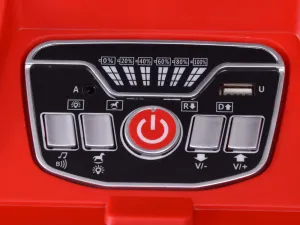 JAKS Veľký elektrický žeriav červený