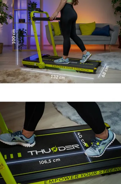 JAKS Bežecký pás Thunder Impact Lime zelený