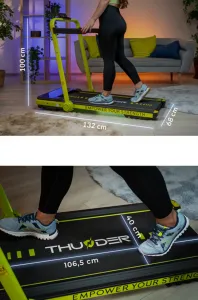 JAKS Bežecký pás Thunder Impact Lime zelený