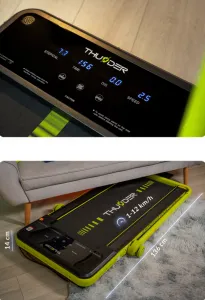 JAKS Bežecký pás Thunder Impact Lime zelený