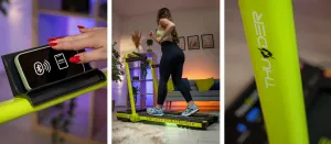 JAKS Bežecký pás Thunder Impact Lime zelený
