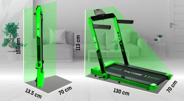 JAKS Bežecký pás Thunder Race Green