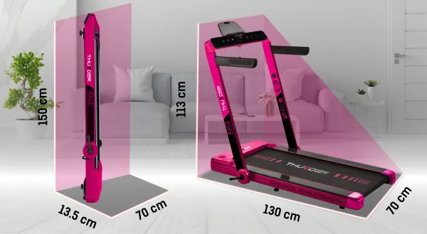 JAKS Bežecký pás Thunder Race Pink