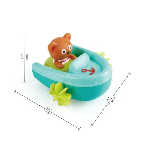 HAPE - Naťahovacia loďka s medvedíkom