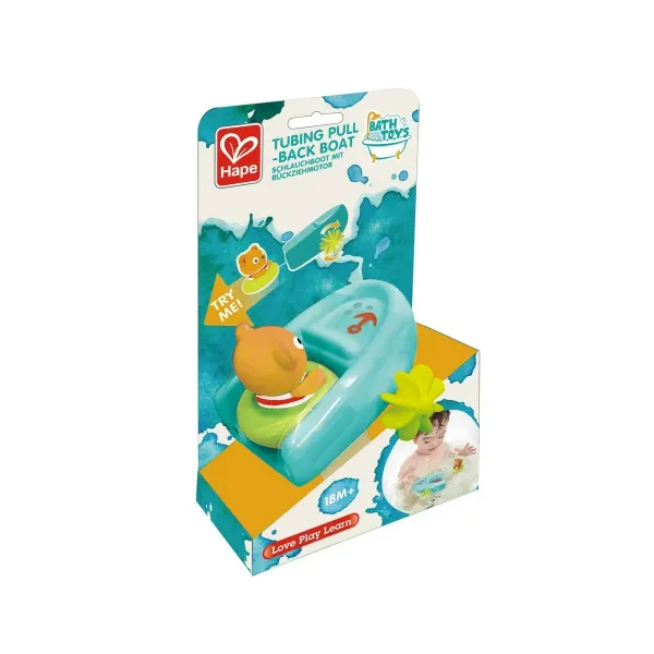HAPE - Naťahovacia loďka s medvedíkom