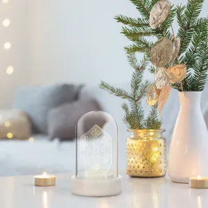 DecoKing Vianočná lampička CHRISTMAS teplá biela