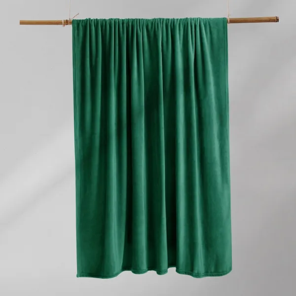 Deka z mikrovlákna DecoKing Mic tmavozelená, veľkosť 150x200
