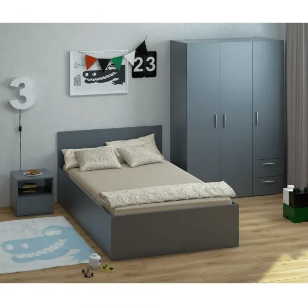 Postel s úložným priestorom MICHIGAN NEW 120 Tempo Kondela Grafit