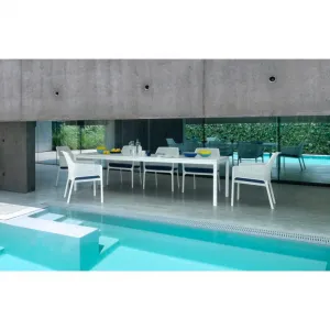 Rozkladací záhradný stôl Nardi Rio 210 Extensible biely
