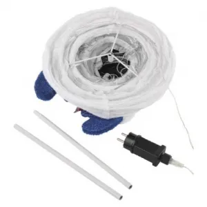 EMOS LED skládací sněhulák SNOWMAN 60 cm studená bílá