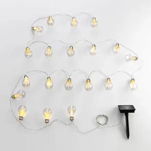 Weltbild LED světelný řetěz Žárovky, bílé, 380 cm
