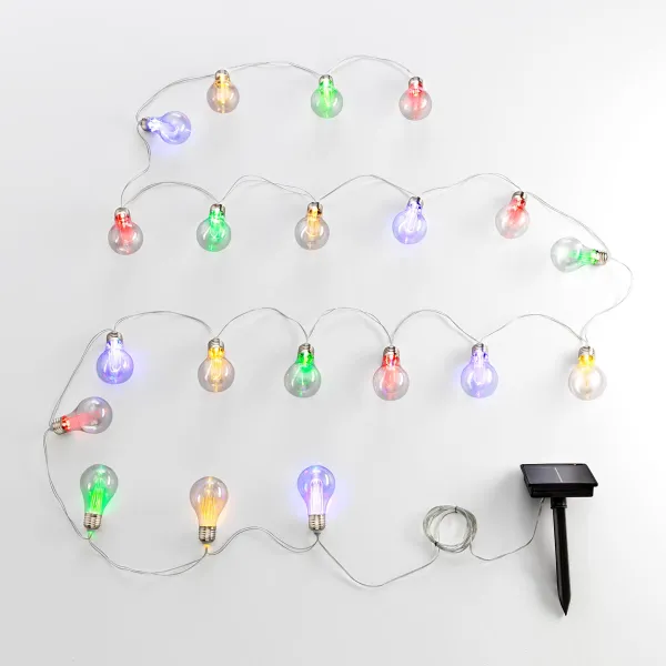 Weltbild LED světelný řetěz Žárovky, bílé, 380 cm