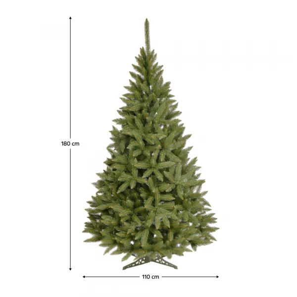 Vianočný stromček so stojanom, zelená, 180 cm, CHISMA TYP 1