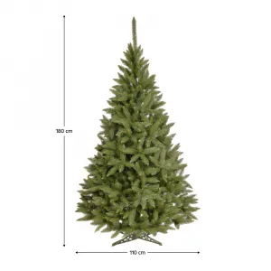 Vianočný stromček so stojanom, zelená, 180 cm, CHISMA TYP 1