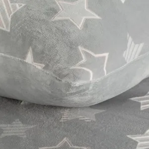 Posteľná súprava FLANO 4 strieborná / béžová