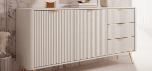 ArtLas Komoda LINA 163 2D3S | béžová