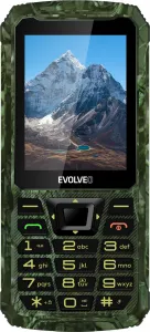 EVOLVEO StrongPhone Z6, vodotěsný odolný Dual SIM telefon, lovecká kamufláž