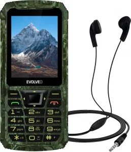 EVOLVEO StrongPhone Z6, vodotěsný odolný Dual SIM telefon, lovecká kamufláž