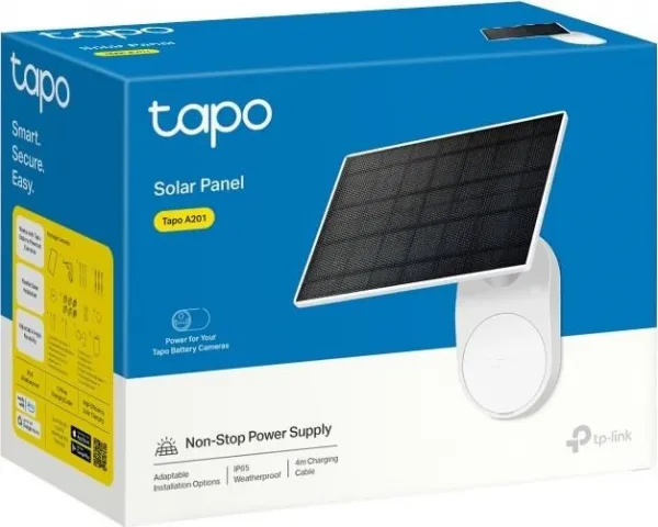 TP-Link Tapo A201 solární panel k Tapo C425, Tapo C420, Tapo C400 s USB-C