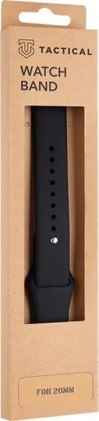 Tactical 432 Silikónový Remienok 20mm, Čierny