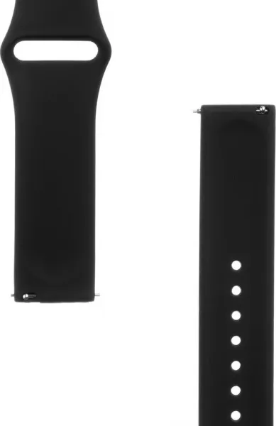 Tactical 432 Silikónový Remienok 20mm, Čierny