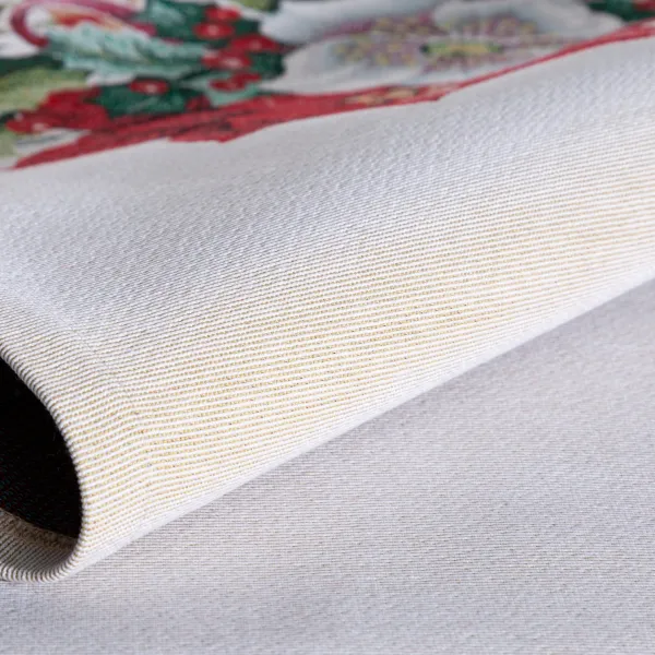DekorStyle Vánoční běhoun na stůl AYUVERDA 40x100 cm bílý