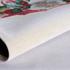 DekorStyle Vánoční běhoun na stůl AYUVERDA 40x100 cm bílý