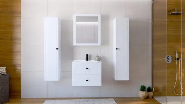 HALMAR Závěsná skříňka pod umyvadlo Toreto 2S 60 cm bílá