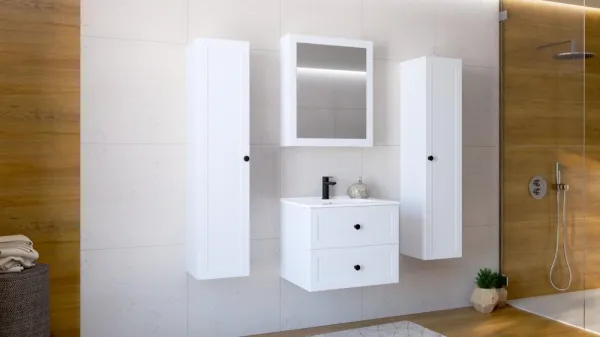HALMAR Závěsná skříňka pod umyvadlo Toreto 2S 60 cm bílá