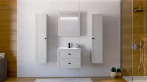 HALMAR Závěsná skříňka pod umyvadlo Toreto 2S 60 cm bílá