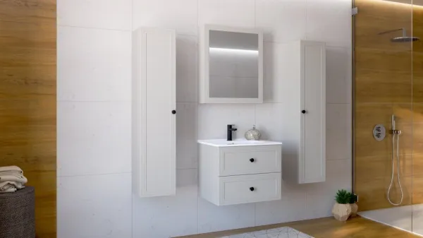 HALMAR Závěsná skříňka pod umyvadlo Toreto 2S 60 cm bílá