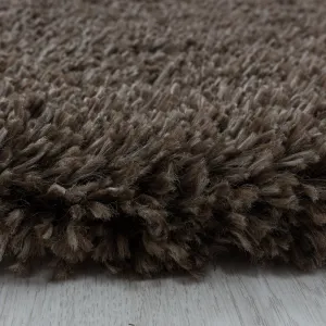 Koberec Fluffy Super Soft hnedý