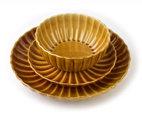Affekdesign Porcelánová miska EVIE 650 ml horčicovo žltá