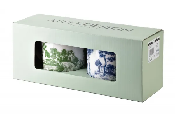 Affekdesign Súprava 2 ks hrnčekov COLORATO II 2x 400 ml viacfarebná