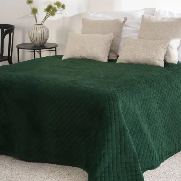 Faro Obojstranný prešívaný prehoz BEDDO 008 170x210 cm zelený