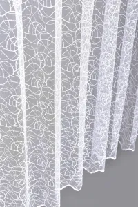 Záclona markizeta, Ola metráž, biela 100 cm