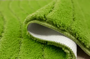 Kúpeľňový koberček Sara Green svetlozelený, vlny