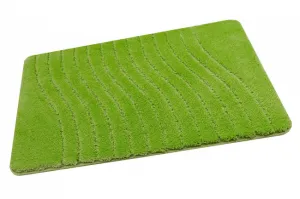 Kúpeľňový koberček Sara Green svetlozelený, vlny