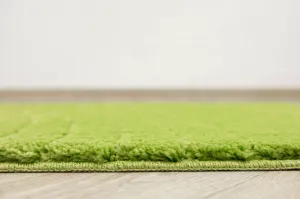 Kúpeľňový koberček Sara Green svetlozelený, vlny